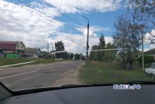 выкса.рф, Разбитой «лобовухой» закончился ямочный ремонт автодороги