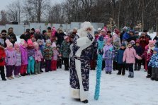 выкса.рф, В парке отметили день рождения Деда Мороза