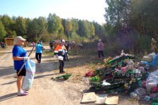 выкса.рф, Местные жители очистили территорию вильских кладбищ