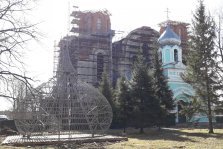 выкса.рф, Начался монтаж куполов Троицкого собора
