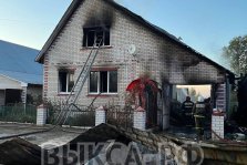 выкса.рф, В Виле произошел пожар в частном доме: уничтожен дом, гараж и автомобиль