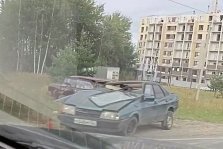 выкса.рф, Два ВАЗа столкнулись на улице Челюскина