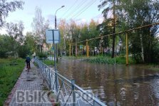 выкса.рф, Почему затопило пешеходный переход к школе №1?
