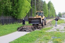 выкса.рф, На Академика Королева меняют тротуар