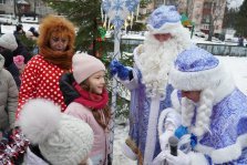 выкса.рф, «Новогодний экспресс» создал праздничное настроение жителям округа
