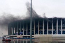 выкса.рф, Строящийся к ЧМ-2018 стадион горел в Нижнем Новгороде