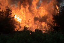 выкса.рф, Неосторожное обращение с огнем привело к крупному пожару в Выксе
