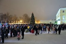 выкса.рф, Новогодняя ночь на площади Металлургов