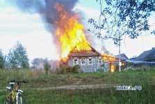 выкса.рф, Курильщик сжёг дом в Новодмитриевке