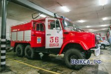выкса.рф, Баню и мусорный контейнер потушили пожарные в субботу