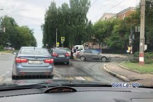 выкса.рф, Мелкая авария парализовала движение в центре города