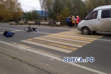 выкса.рф, В Мотмосе пьяный мотоциклист врезался в «Газель»