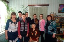 выкса.рф, Ученики шиморской школы встретились с ветераном Великой Отечественной Войны