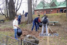 выкса.рф, Студенты приняли участие в молодежном субботнике