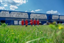 выкса.рф, В индустриальном стрит-арт-парке ОМК в Выксе создали мурал, посвященный труду