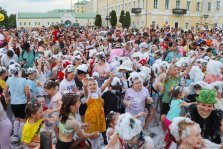выкса.рф, Пенную вечеринку, игры и танцы подарил детям фестиваль «Поколение Kids»