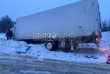 выкса.рф, ДТП на объездной дороге посёлка Виля: легковой автомобиль столкнулся с фургоном