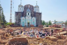 выкса.рф, На месте разрушенного Иверского храма снова зазвучала молитва
