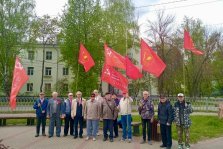 выкса.рф, На Комсомольской площади прошла акция в честь Первомая