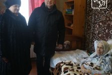 выкса.рф, Жительница рабочего поселка Шиморского Клавдия Васильевна Корчагина отметила 100-летний юбилей