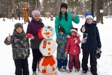 выкса.рф, Новогодний кросс, снеговики и семейная эстафета