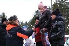 выкса.рф, Юлия Гусева выиграла областную спартакиаду МЧС по лыжным гонкам