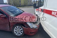 выкса.рф, Машина скорой помощи попала в ДТП на улице Красные Зори