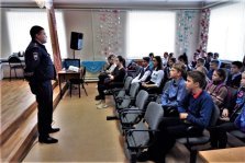 выкса.рф, Инспектор ГИБДД встретился с учениками Проволоченской школы