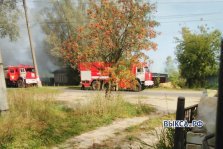 выкса.рф, Мужчина пострадал на пожаре в Антоповке