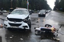 выкса.рф, Несовершеннолетнего на мотоцикле сбили на перекрёстке КВН