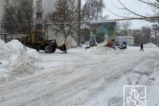 выкса.рф, Дорожные и коммунальные службы продолжают расчистку улиц и дворов после снегопадов