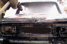выкса.рф, Автомобиль сгорел на трассе Выкса-Покровка