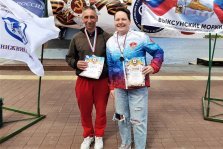 выкса.рф, Пловцы Наталья Костина и Сергей Резанов взяли медали на открытой воде