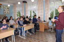 выкса.рф, Руководитель центра ГТО встретился с учениками школы №12