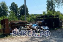 выкса.рф, 🗑️ «Жить на мусорке не хотим»: жители Досчатого просят перенести контейнерную площадку у пожарного водоёма