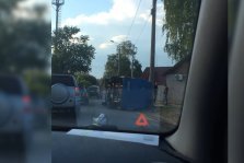 выкса.рф, «ГАЗель» опрокинулась на бок после столкновения с учебным автомобилем