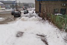 выкса.рф, Коммунальщики завалили пешеходную лестницу снегом (обновлено)