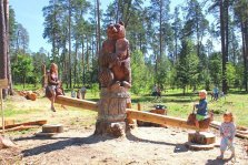 выкса.рф, Выксунцам предлагают придумать название городку деревянных скульптур