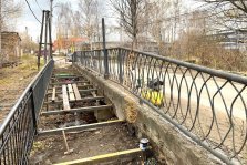 выкса.рф, Начался ремонт пешеходного моста в переулке Крупской
