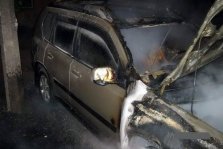выкса.рф, Поджог стал причиной возгорания автомобиля в Шиморском