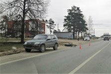 выкса.рф, Мотоциклист сломал ногу в ДТП в Мотмосе