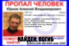 выкса.рф, Пропал 52-летний Алексей Юрков (обновлено)