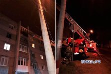 выкса.рф, Пожарные спасли двух человек из горящей квартиры