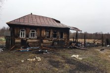 выкса.рф, Житель Новой лишился дома из-за пожара