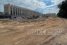выкса.рф, В Выксе строят новую парковку за Администрацией