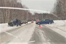 выкса.рф, Два автомобиля столкнулись на трассе между Грязной и Антоповкой