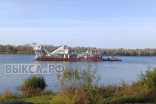 выкса.рф, Земснаряд на реке Ока в Досчатом