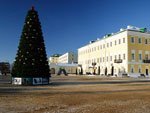 выкса.рф, 25 декабря на площади Металлургов состоялась торжественная церемония зажжения огней Главной новогодней елки города Выксы.