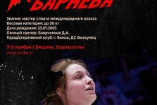 выкса.рф, Маргарита Барнева стала чемпионкой мира по самбо в Бишкеке