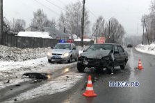 выкса.рф, Утром в Антоповке столкнулись два авто